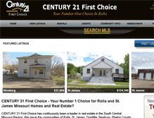 Tablet Screenshot of c21-firstchoice.com